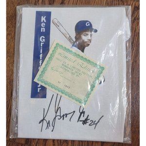 Limited Ed. Ken Griffey Jr. Numbered Shirt w/Certificate Vtg 1989 NEW, Youth M